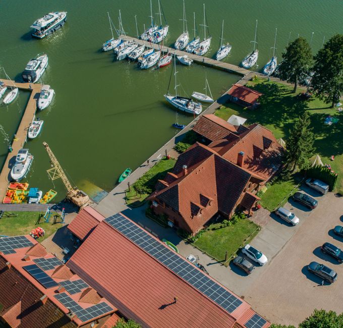 Pod Dębem z lotu ptaka